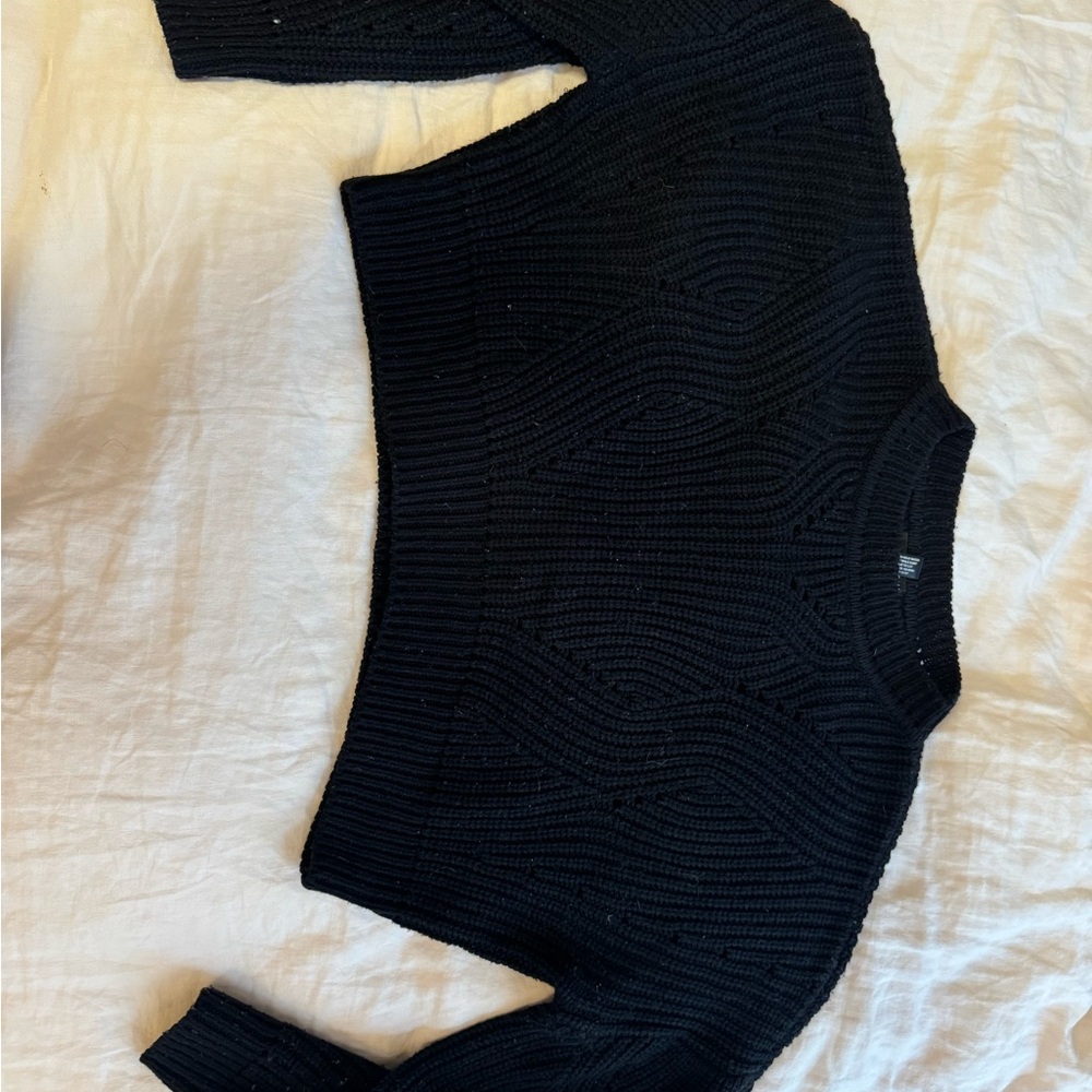 Black Knit Sweater